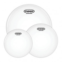 EVANS ETP-G2CTD-R G2 TOM PACK 3 PELLI TOM SABBIATE ROCK 10", 12", 16"