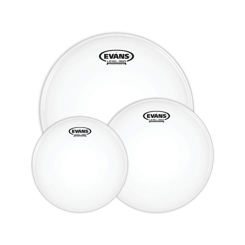 EVANS G1 TOM PACK3: SET FUSION PELLI COATED, 10", 12", 16"