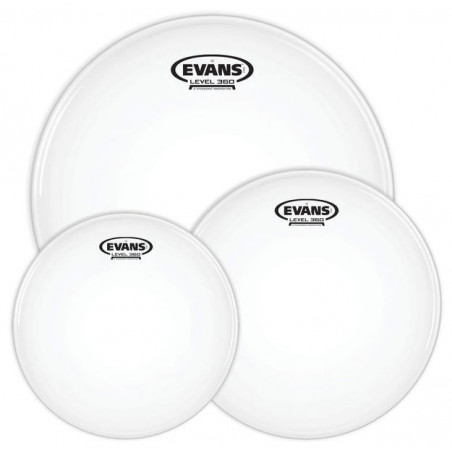 EVANS G1 TOM PACK3: SET FUSION PELLI COATED, 10", 12", 16"
