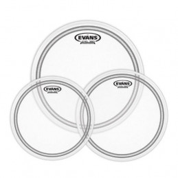 EVANS ETP-EC2SCTD-F EC2 TOM PACK 3 PELLI TOM CLEAR FUSION 12", 13", 16"