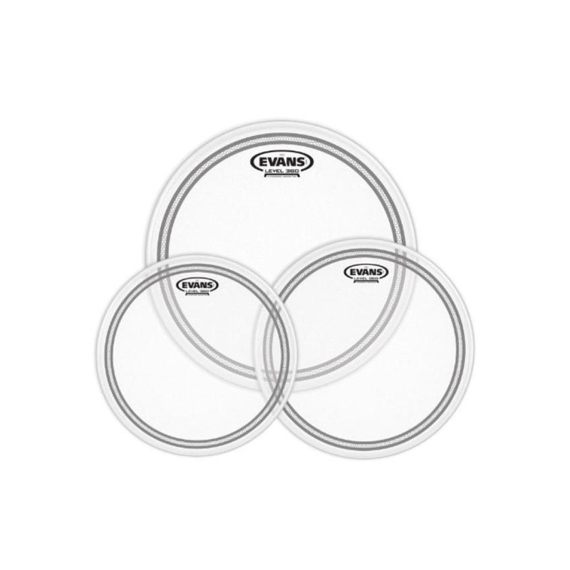 EVANS ETP-EC2SCTD-F EC2 TOM PACK 3 PELLI TOM CLEAR FUSION 12", 13", 16"