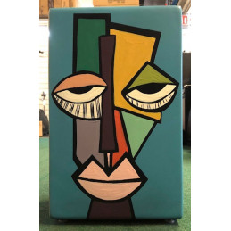 OYSTER BSP-FS CAJON PAINTED 1 PICASSO BLU