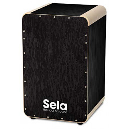 SELA 023 CAJON WAVE - BLACK PEARL
