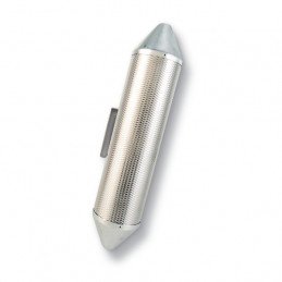 LP LP306A GUIRO TORPEDO LARGE IN METALLO