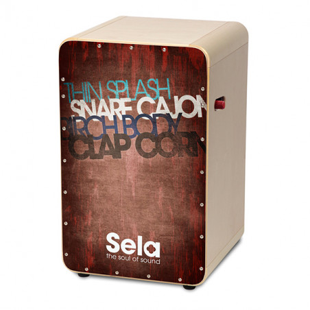 SELA SE 080 CASELA PRO CAJON VINTAGE RED