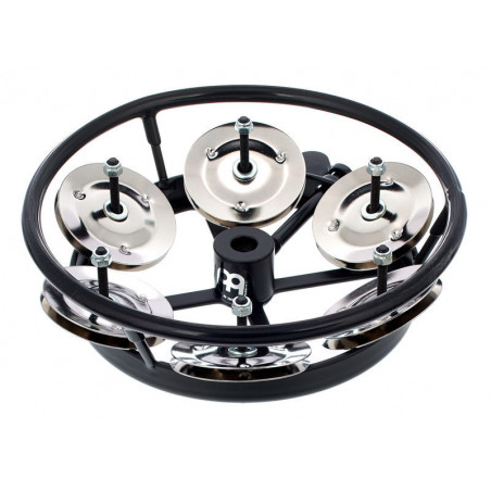 MEINL THH-1BK HIHAT TAMBOURINE 5" STEEL JINGLES
