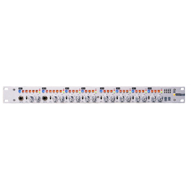 AUDIENT ASP008/AES96 - 8 CHANNEL MIC PREAMP