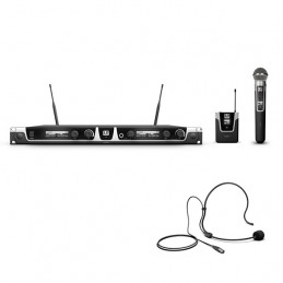 LD SYSTEMS U506 HBH 2 SISTEMA PER RADIOMICROFONO CON BODYPACK, HEADSET E MICROFONO A MANO DINAMICO