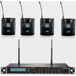 JTS R-4/R-4TBM SISTEMA WIRELESS 4 BODYPACK TBM - FQ.654-690MHz