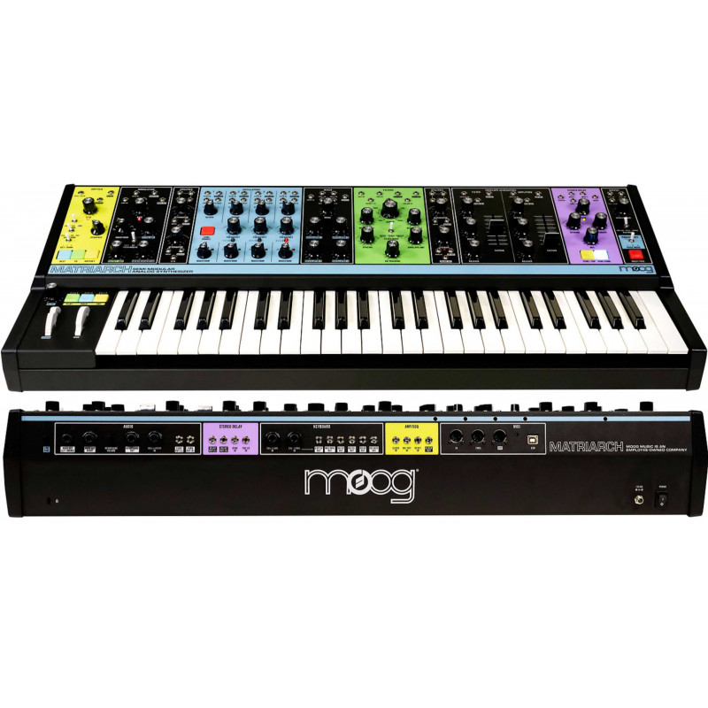 MOOG MATRIARCH 4-PART PARAPHONIC SEMI-MODULAR SYNTHESIZER WITH PATCH OPTION