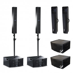 FBT VERTUS KIT2 SISTEMA AUDIO COMPLETO: 2 X SATELLITE + 2 X SUB + 2 X STATIVO E 2 X ADATTATORE + 4 COVER