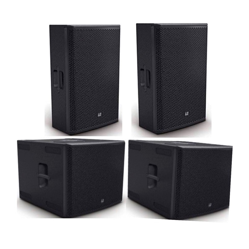LD SYSTEMS STINGER G3 KIT SISTEMA PASSIVO COMPLETO 2 SUB18 + 2 SAT15/2