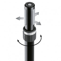 KONIG & MEYER 21366 DISTANCE ROD RING LOCK BLACK