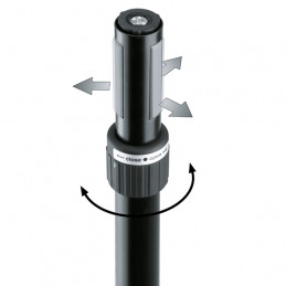KONIG & MEYER 21360 DISTANCE ROD RING LOCK BLACK