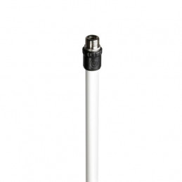 GRAVITY MS23W ASTA MICROFONO DRITTA BASE TONDA WHITE
