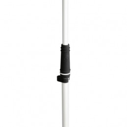 GRAVITY MS23W ASTA MICROFONO DRITTA BASE TONDA WHITE