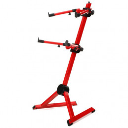 QUIK LOK SL930 SUPPORTO PER 2 TASTIERE ROSSO CON BORSA