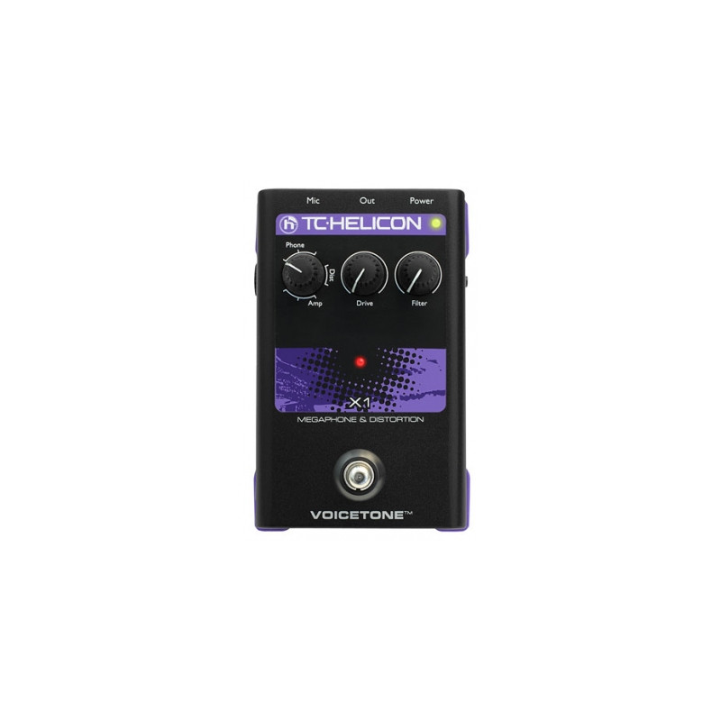 TC-HELICON VOICETONE X1 MEGAPHONE & DISTORTION