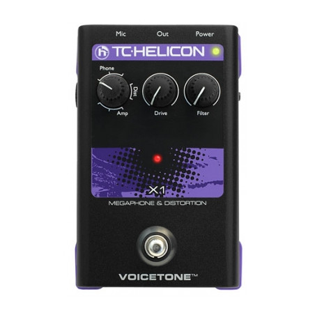 TC-HELICON VOICETONE X1 MEGAPHONE & DISTORTION