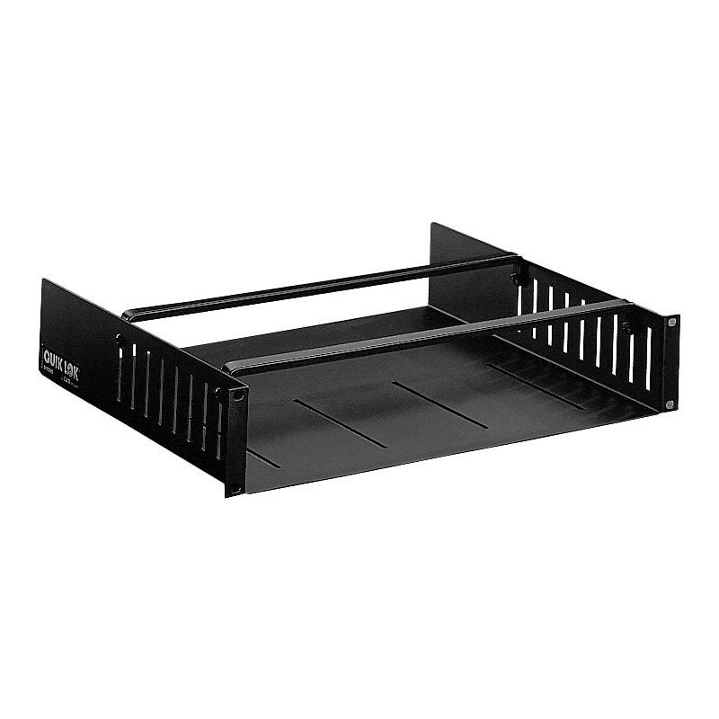 QUIK LOK RS 672 PIANALE 2U RACK 19" - BLACK