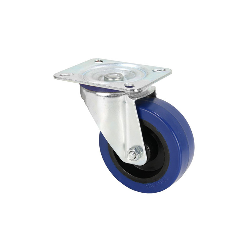 ADAM HALL 372151 RUOTA ORIENTABILE 100 MM CON RUOTA BLU SENZA FRENO