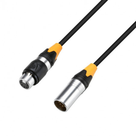 ADAM HALL K4DGH0300IP65 CAVO DMX AES/EBU DA XLR MASCHIO A 5 PIN / XLR FEMMINA IP65 3 M