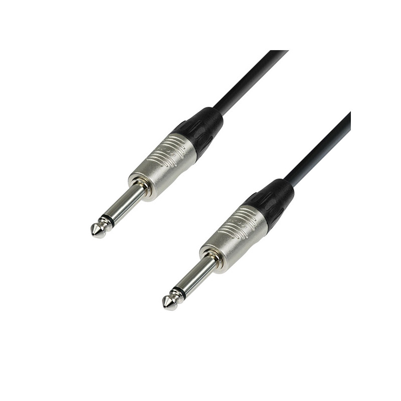 ADAM HALL K4IPP0450 CAVO STRUMENTI REAN JACK MONO DA 6,3 MM / JACK MONO DA 6,3 MM 4,5 M
