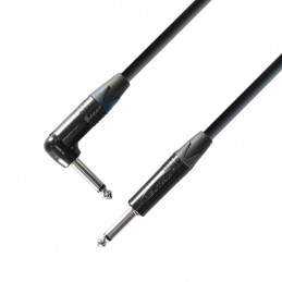 ADAM HALL K5IRP0300 CAVO STRUMENTI NEUTRIK JACK MONO 6,3mm - JACK ANGOLARE MONO 6,3mm -  3m