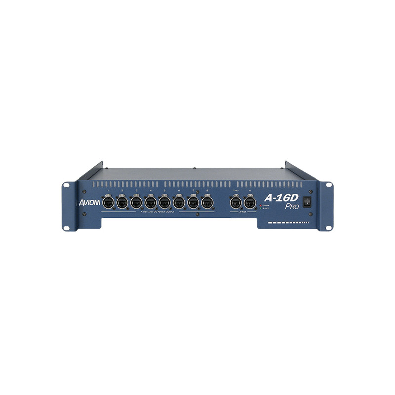 AVIOM A-16D PRO DISTRIBUTORE A-NET CON ALIMENTATORE INTERNO