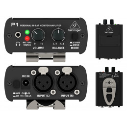 BEHRINGER POWERPLAY P1 AMPLIFICATORE PER CUFFIE