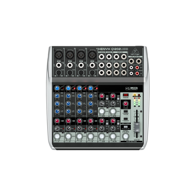 BEHRINGER XENYX Q1202 USB MIXER ANALOGICO 12 CANALI
