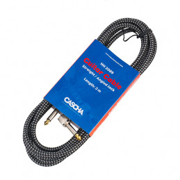 CASCHA HH2089 GUITAR CABLE JACK 6.3 MONO / JACK 90 6.3 MONO 3M