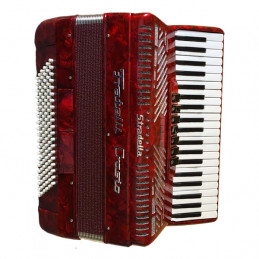 CROSIO JH2008RD FISARMONICA TASTIERA PIANO 41/120 BASSI 7+2, ROSSA