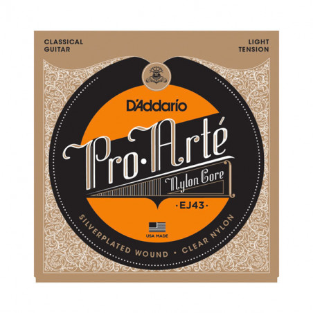 D'ADDARIO EJ43 PRO ARTE' NYLON - LIGHT TENSION