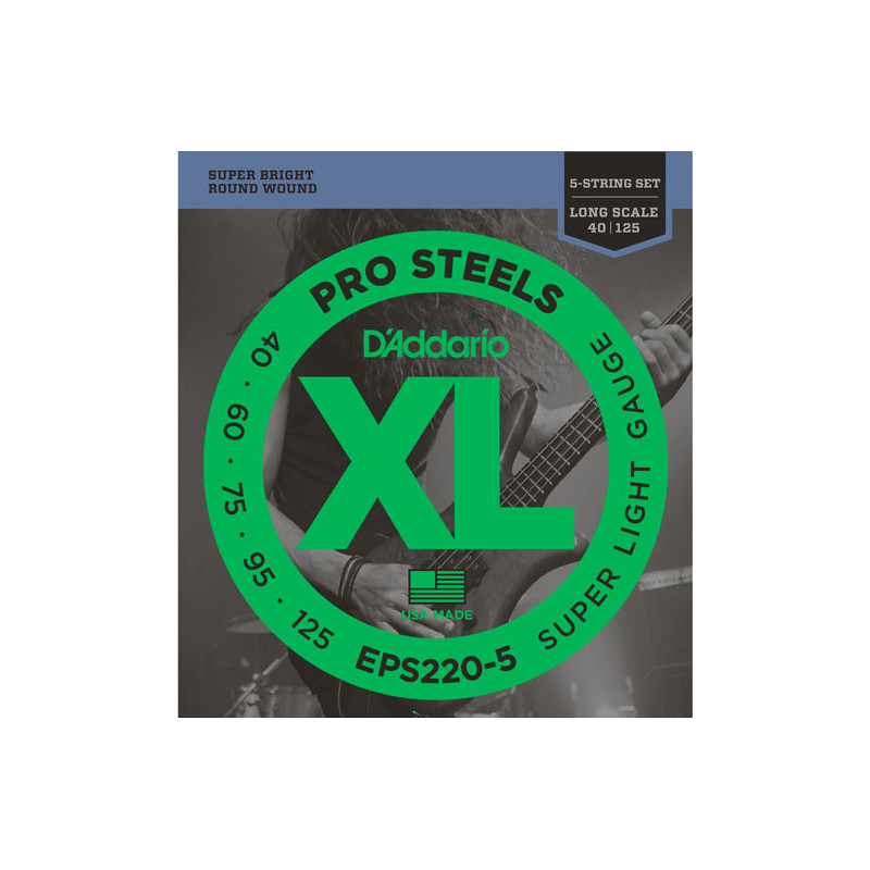 D'ADDARIO EPS2205 PROSTEELS BASS STRINGS