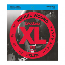D'ADDARIO EXL230 NICKEL BASS STRINGS 55/110