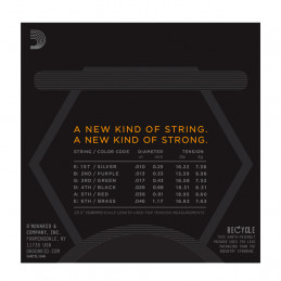 D'ADDARIO NYXL1046 NICKEL WOUND REGULAR LIGHT 10-46