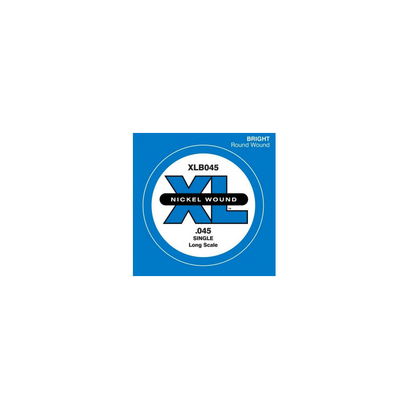 D'ADDARIO XLB045 NICKEL WOUND BASS STRING 045