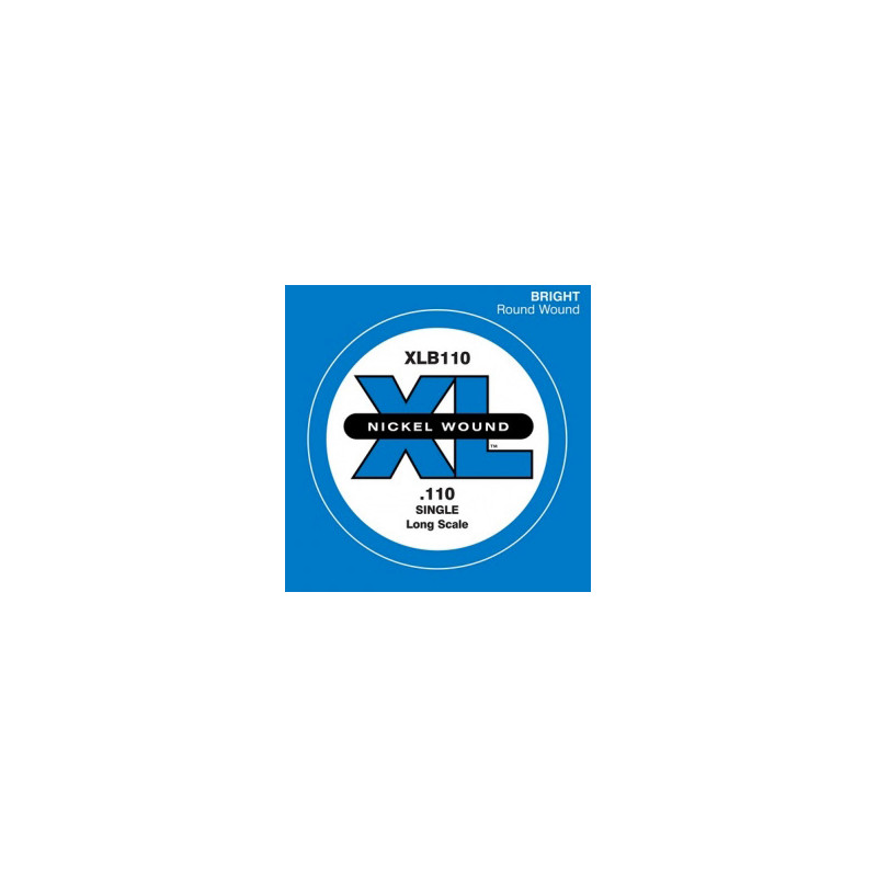 D'ADDARIO XLB110 NICKEL WOUND BASS STRING 110