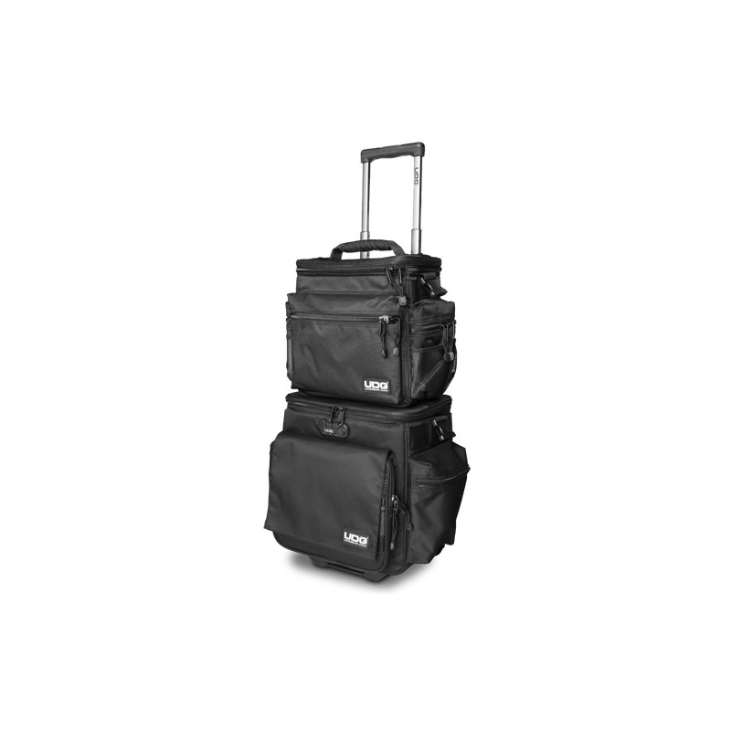 U9679BL/OR - ULTIMATE SLINGBAG TROLLEY SET DELUXE BLACK, ORANGE INSIDE