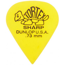 DUNLOP 412R TORTEX SHARP PLETTRO YELLOW 0,73MM