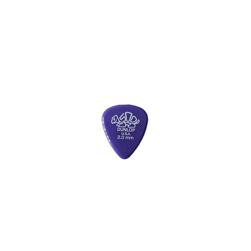DUNLOP DERLIN-500 STD PLETTRO 2.0 MM VIOLA SCURO