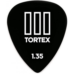 DUNLOP 462R1.35 PLETTRO TORTEX T-III BLACK