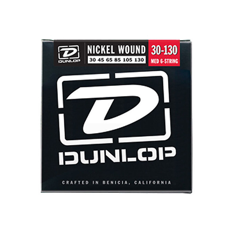 DUNLOP DBN30130 NICKEL BASS STRINGS 30-130