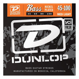DUNLOP DBN45100 NICKEL BASS STRINGS 45-100