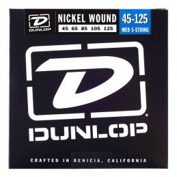 DUNLOP DBN45125 NICKEL BASS STRINGS 45-125