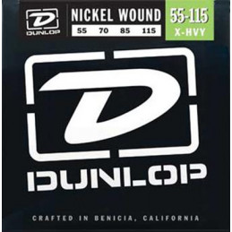 DUNLOP DBN55115 NICKEL BASS STRINGS 55-115