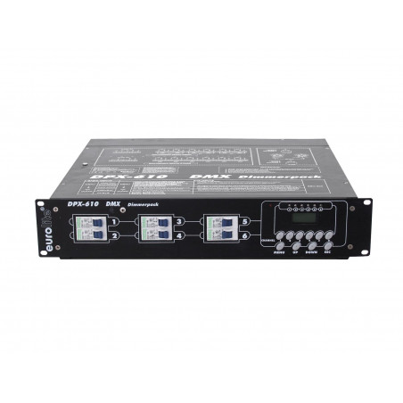 EUROLITE DPX-610 DIMMER 6 CANALI DMX
