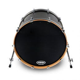 EVANS BD20RA PELLE EQ1 RISONANTE BASS DRUM BLACK 20"