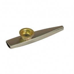 MB KAZOO IN METALLO SILVER 1930'S ORIGINAL TIN